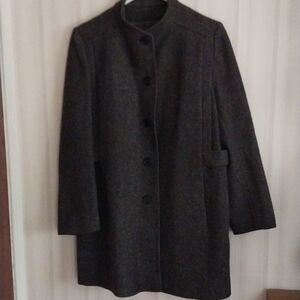 Andover Tweeds 100% pure wool single breasted button up coat DRY CLEAN